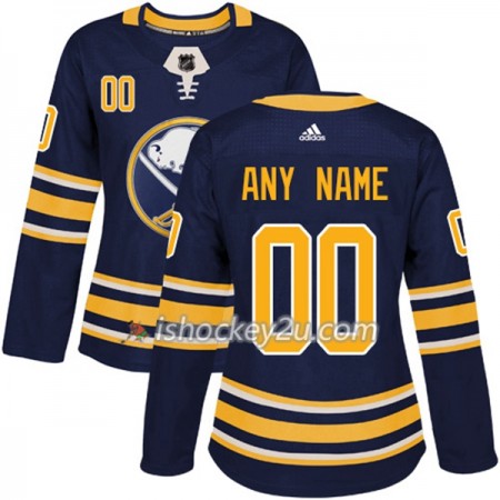Dame NHL Buffalo Sabres Tilpasset Adidas 2017-2018 Marine Blå Authentic